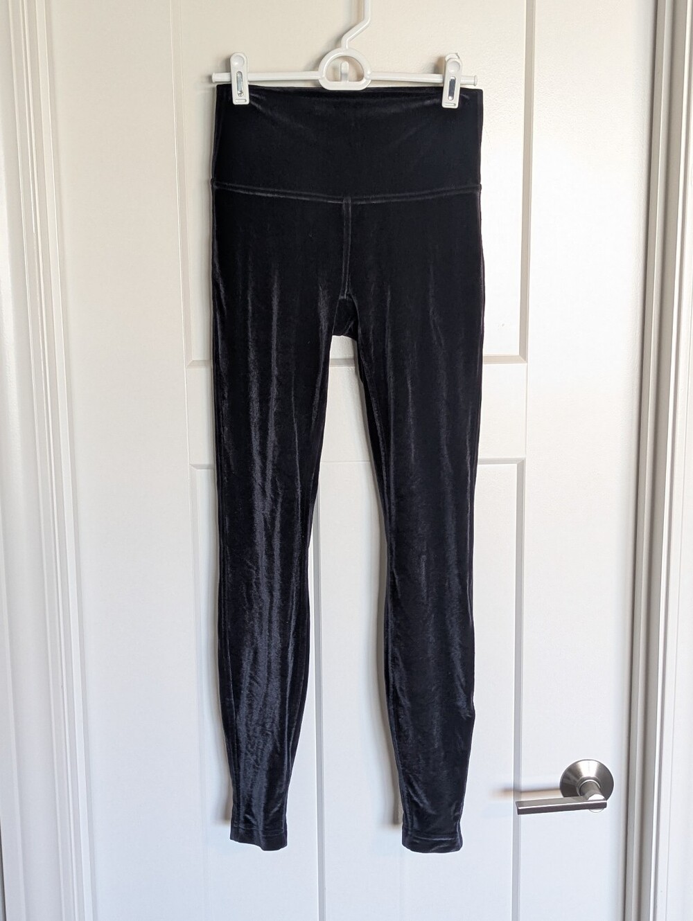 Lululemon Wunder Under Lounge Velvet 28" High Rise Legging - Black sz 6